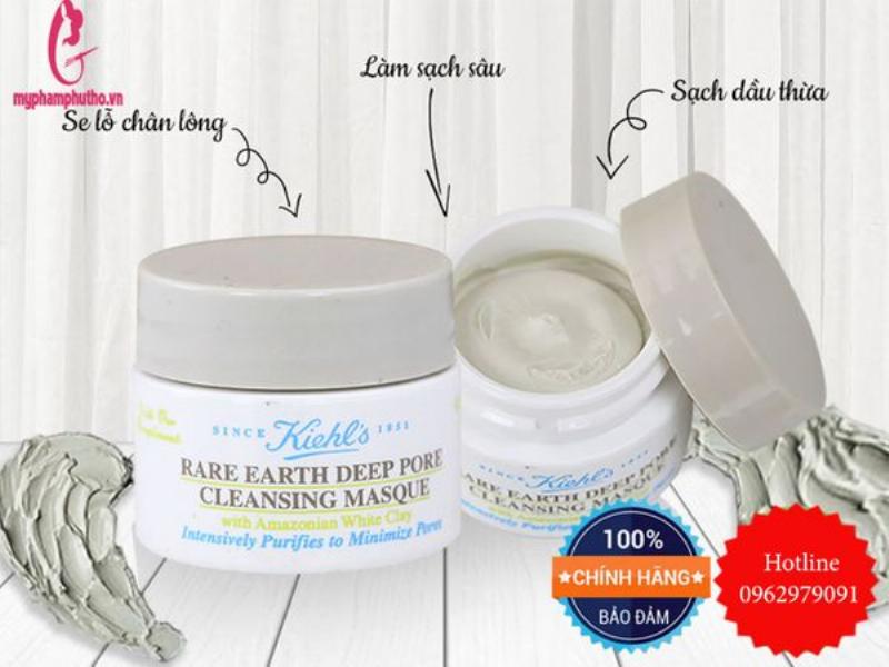 Hình ảnh minh họa các câu hỏi và câu trả lời liên quan đến mặt nạ đất sét Kiehl’s 14ml, có thể dùng biểu tượng dấu hỏi, hộp thoại